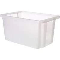 Curver 225404 Roterende stablingsbeholder ESSENTIALS Drehstapelbox 45L, transparent Kan stables Transparent 1 stk