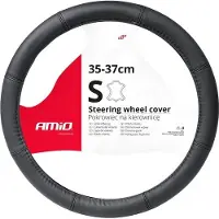Amio Automobilio vairo užvalkalas 35-37 cm, natūrali oda, SWC-48-S