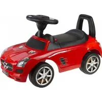 Leantoys Mercedes-Benz el-køretøj rød