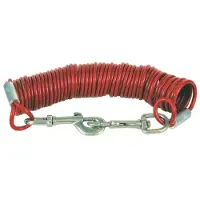 Dogman Løbeline Spiral Rød 3m 3m