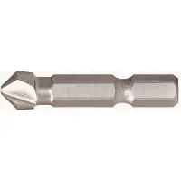 Ks Tools 336.0303, Boremaskine, Borehoved til afgratning, Højre rotation, 1,24 cm, 56 mm, Metal uden jern, Blød metal, Stål