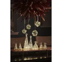 Sirius Home Sweet Christmas Ball juledekoration figur (LED, batteri) klart glas, 8 pærer