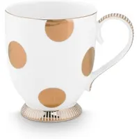 Pip studio Set/2 Mug L Dot Gold
