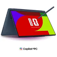 Lenovo Yoga 9i 2-in-1 Gen 11 Aura Edition 14" Intel Intel Core Ultra 7 355-processor LPE-cores op til 3,50 GHz P-cores op til 4,70 GHz, Windows 11 Home 64, 2 TB SSD M.2 2242 PCIe Gen4 QLC