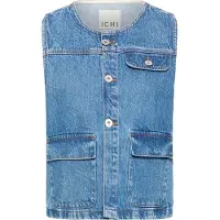 Ichi Vest 'IHPamila' blue denim