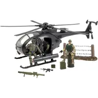 World Peacekeepers 1:18 Kamp Helikopter inkl. 2 figurer