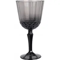 Excellent Housewares Excellent Houseware vinglas i gråt glas, 310 ml