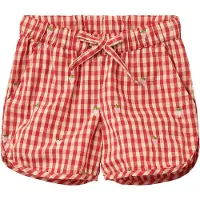 Flöss Shorts - Molly - Red/Pink Berry Gingham - - 4 år (104) - Shorts
