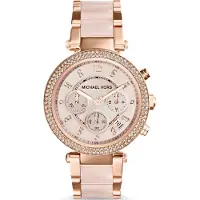 Michael Kors Dameur MK5896 Parker Rosa guldfarvet/Rosaguldtonet stål