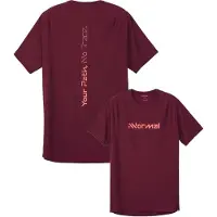 Nnormal - Vandretøj - Race T-Shirt 02 Burgundy til Unisex - Størrelse S - Bordeaux
