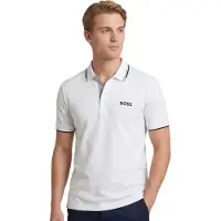 BOSS Regular fit Paddy-poloshirt i hurtigtørrende piqué med stræk til træning