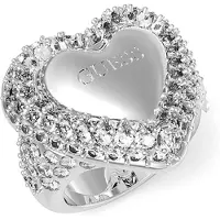 GUESS Beloved Pave Heart Ring
