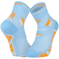 BV Sport - Trail running tøj - Trail Ultra.2 Mid Ciel/Orange til Unisex - Størrelse 36-38 - Blå