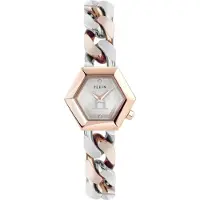 Philipp Plein Dameur PWWBA0223 The Hexagon Sølvfarvet/Stål Ø28 mm