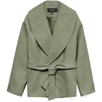 Vero Moda Overgangsfrakke 'VMANNE ' oliven