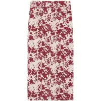 Scalpers Nederdel beige / rød