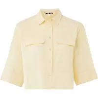 Mexx Bluse 'Boxy Popeline' citrongul