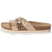 Bayton Pantoletter 'CLEO' brun / pink