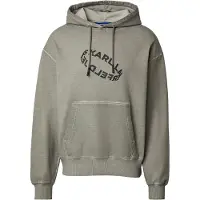 Karl lagerfeld JEANS Sweatshirt 'ECLIPSE' taupe / sort