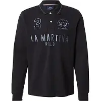 La Martina Bluser & t-shirts blå / sort