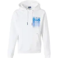 Karl lagerfeld JEANS Sweatshirt 'OUT OF BLUE' himmelblå / hvid