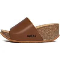 Bayton Pantoletter 'Fuerte' beige / camel / sort