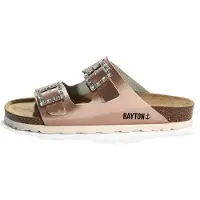 Bayton Pantoletter 'STRASS ATLAS' brun / pink