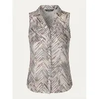 KOROSHI Bluse beige / grå / lavendel
