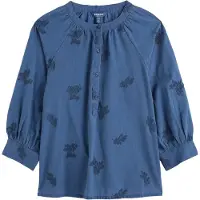 Seasalt Cornwall Bluse 'Moor Grass' blå / marin