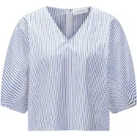 Rich & royal Bluse blå / brun