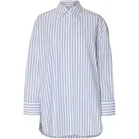 Selected femme Bluse 'SLFMILO' blå / hvid