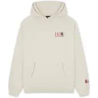 AND1 Sweatshirt 'Core Retro' ecru / lysegrå / rød / hvid