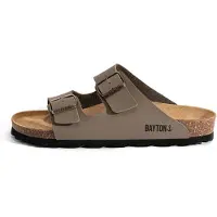 Bayton Pantoletter 'Atlas' taupe / sort