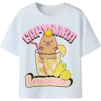 Name It Kids Bluser & t-shirts 'NKFAbina Capybara' blandingsfarvet / hvid