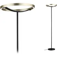 Paulmann Melira 94926 Standerlampe 17.5 W Sort (mat), Guld