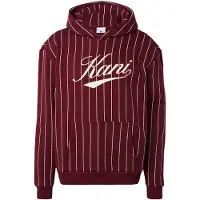 Karl kani Sweatshirt creme / mørkerød