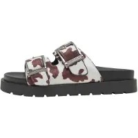 Buffalo Pantoletter 'Raya Ari' creme / brun