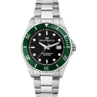 Philip Watch Herreur R8253597086 Classic Sort/Stål Ø42 mm