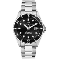 Philip Watch Herreur R8223216009 Classic Sort/Stål Ø42 mm