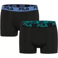 FILA Boksershorts turkis / lyseblå / sort