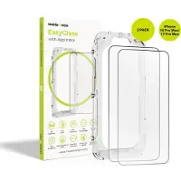 Mobile Origin EasyGlass with Applicator iPhone 16 Pro Max/17 Pro Max - 2 pack