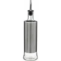 5 Five olieflaske med doseringshane, glas + metal