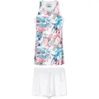 EA7 EA7til kvinder. 7W000894_AF21681 Tennis Pro kjole hvid (XXL), Sport, Polyester, Uden ærmer/stropper