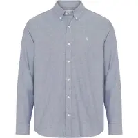 Calvin Klein Skjorte 'Solid Classic Button-down' blå-meleret