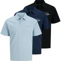 Jack & Jones Bluser & t-shirts 'JJBrandon' navy / røgblå / sort