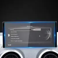 Mtp Products Audi Q2L Fashion 2018-2024 Navigation Skærmbeskyttelse Hærdet Glas - 9H - klar