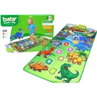 Leantoys Lean Toys Šokių kilimėlis vaikams su dinozaurų garsais, 150x70 cm