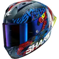 Shark Aeron Gp Fim Racing #2 Speed-vib Ece Fullface-hjelm