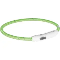 Trixie USB Flash Light Ring - Grøn - M / L