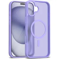 Crong Hybrid Matte Magnetic - MagSafe iPhone 17 Case (Lavender)